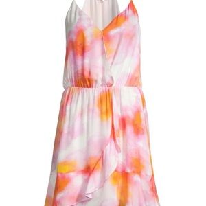 Parker Pink and Orange Mini Dress